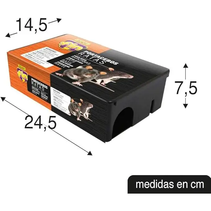 Flower-safe box for rats | Including safety key | Innovative and traditional design | Ideal for baits