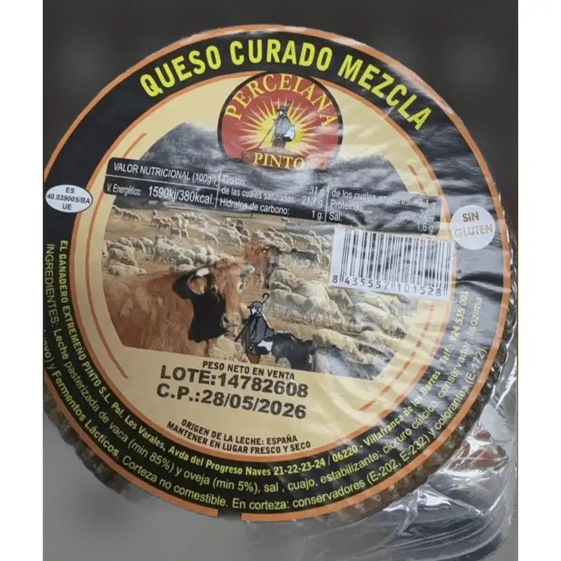 QUESO PINTO CURADO MEZCLA 850G
