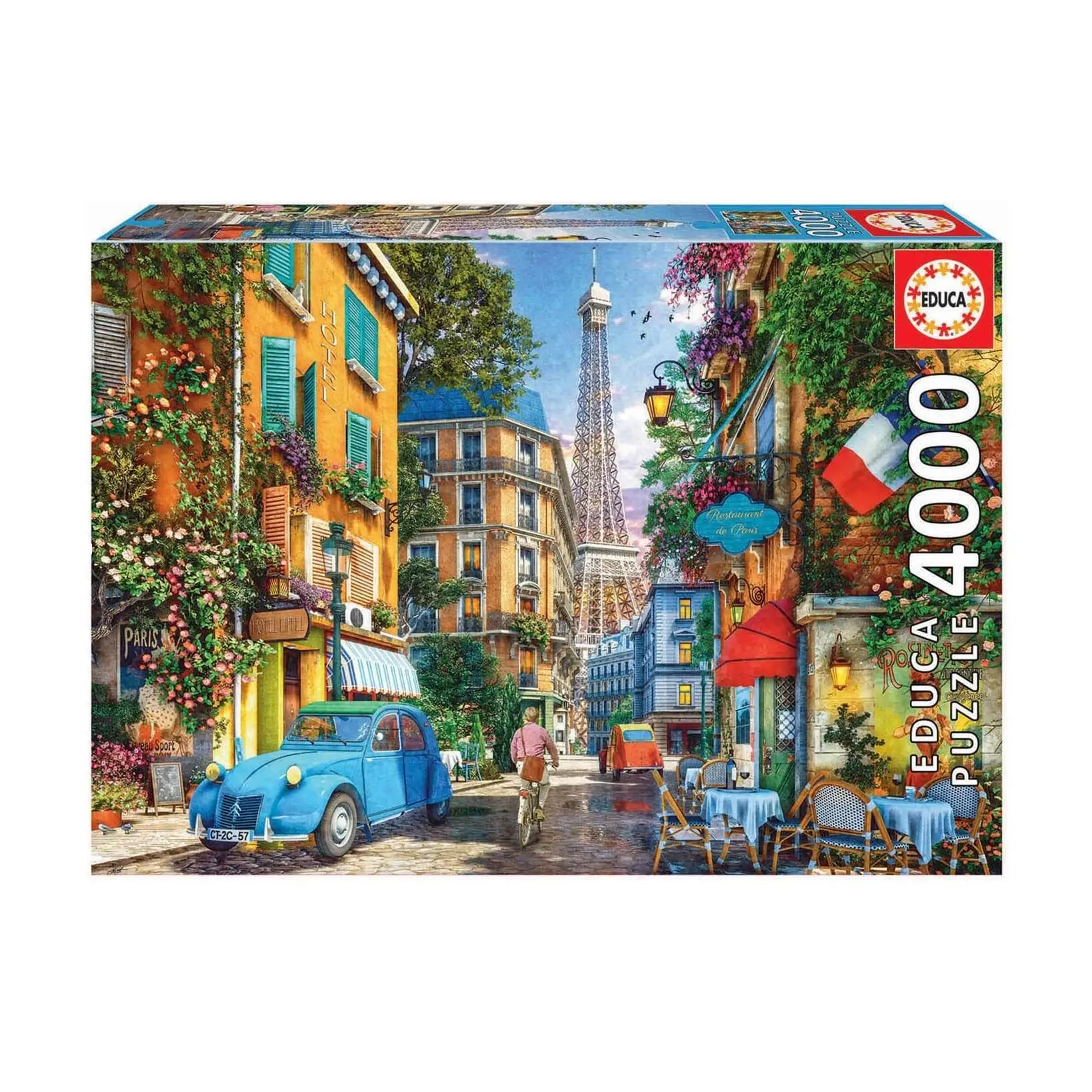 Educa - Calles de París, Puzzle de 4.000 Piezas, Medidas: 136 x 96 cm, Educa 19284)
