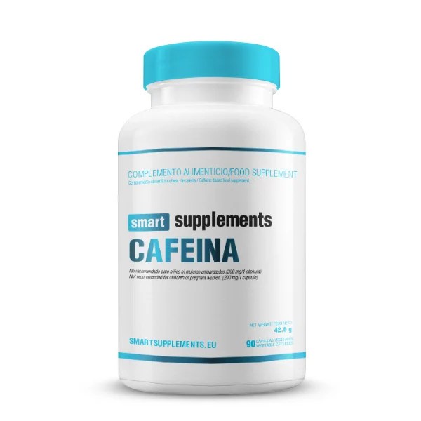 Cafeína 200mg - 90 Cápsulas Vegetales Smart Supplements