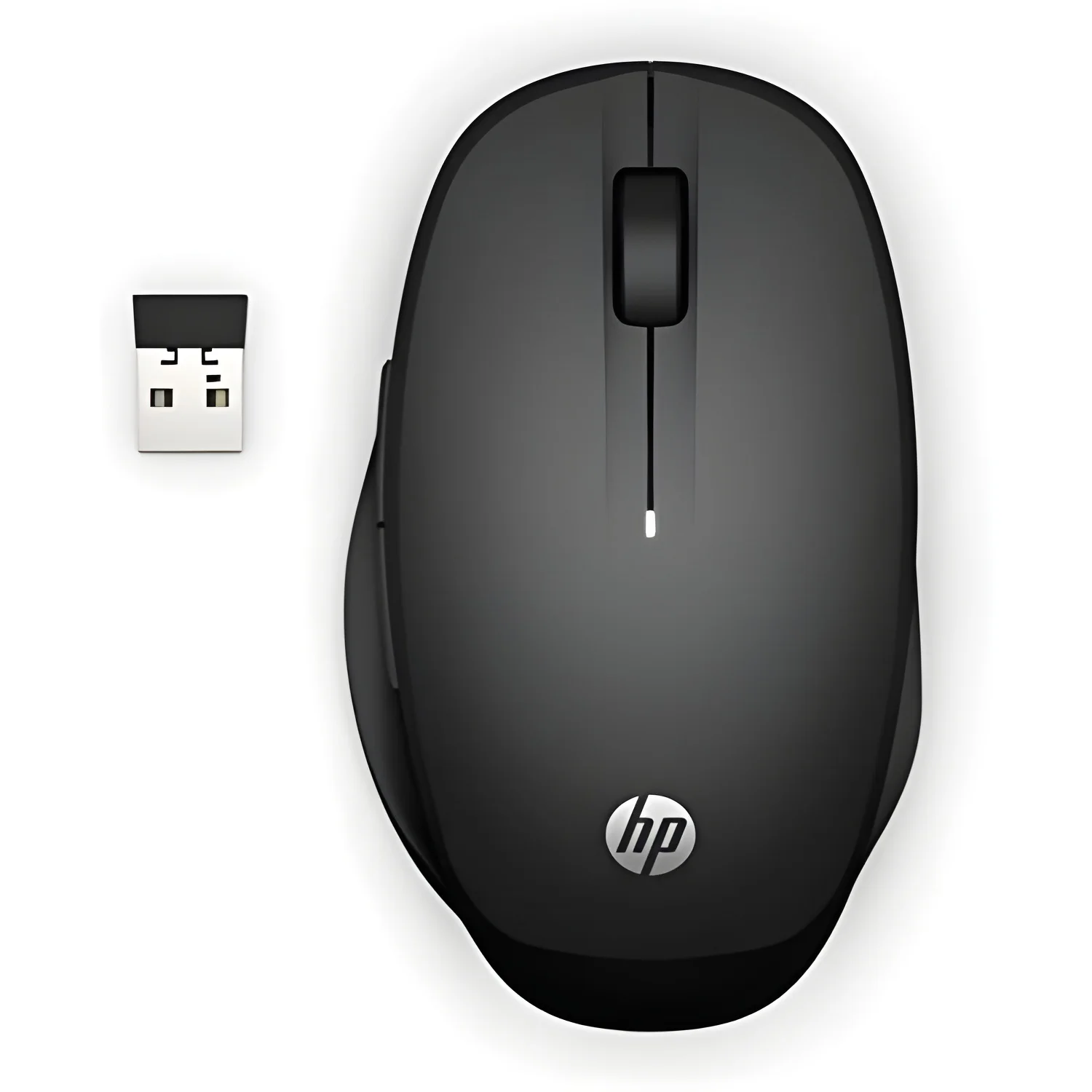 Wireless Bluetooth HP Dual Mode Mouse with 3600 DPI, compatible with Windows and macOS, features dual connection for two devices, customizable speed, 