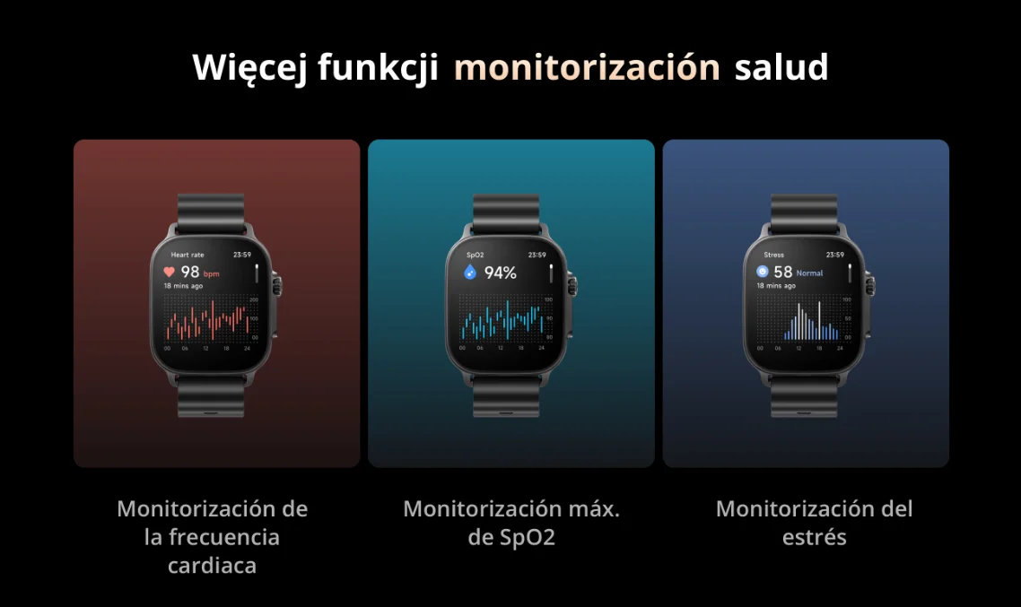 Smartwatch – Reloj inteligente realme Watch 5, Versión Global, Gran Pantalla AMOLED de 1.97″, 16 días Vida de la Batería muy Larga, IP68, 108 modos de deporte y de monitorización de salud, Brújula y GPS independiente con 5 GNSS 7
