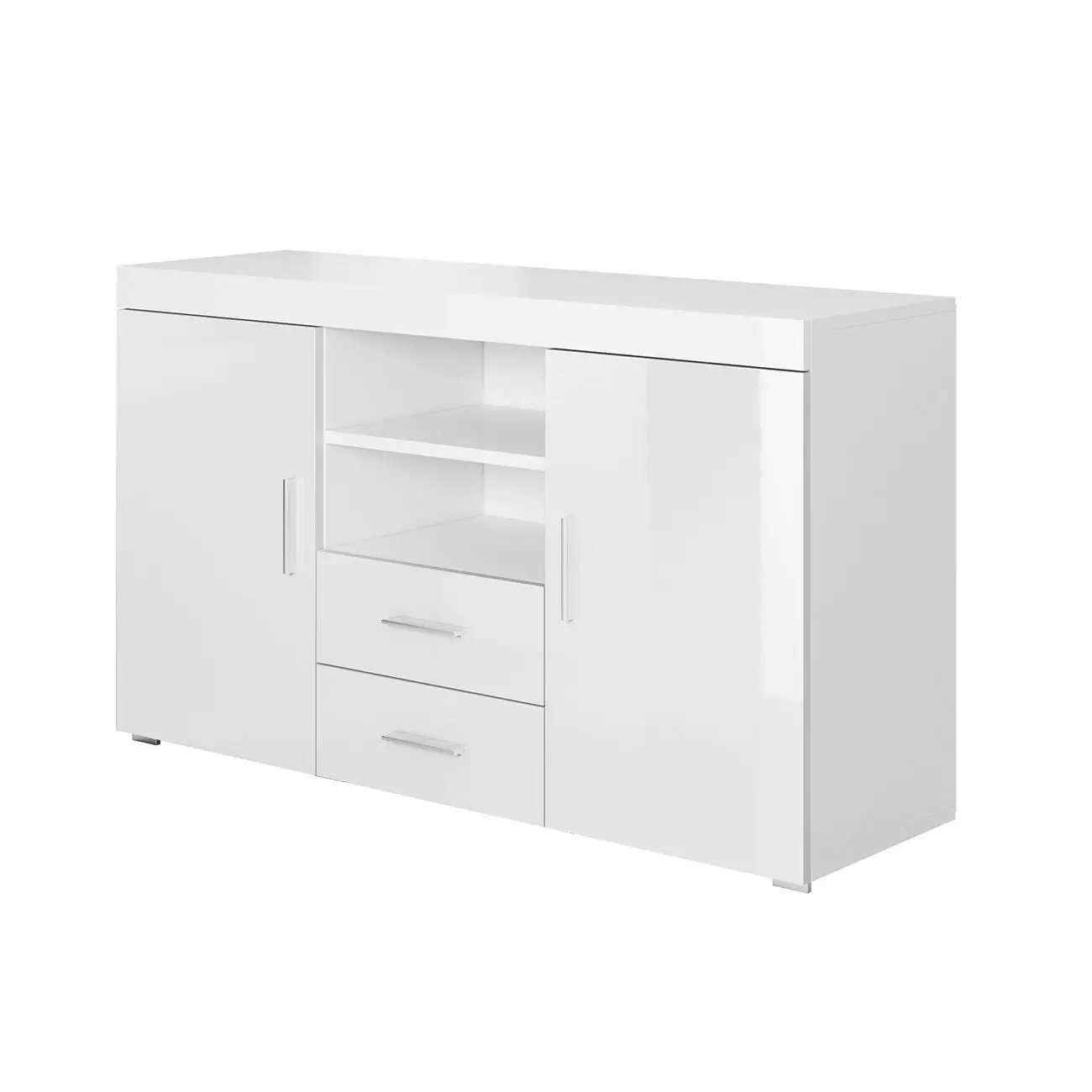 MB Muebles Bonitos - Aparador de salón, 140x82x40cm, Más Colores, 2 puertas, 2 cajones, Modelo Roque
