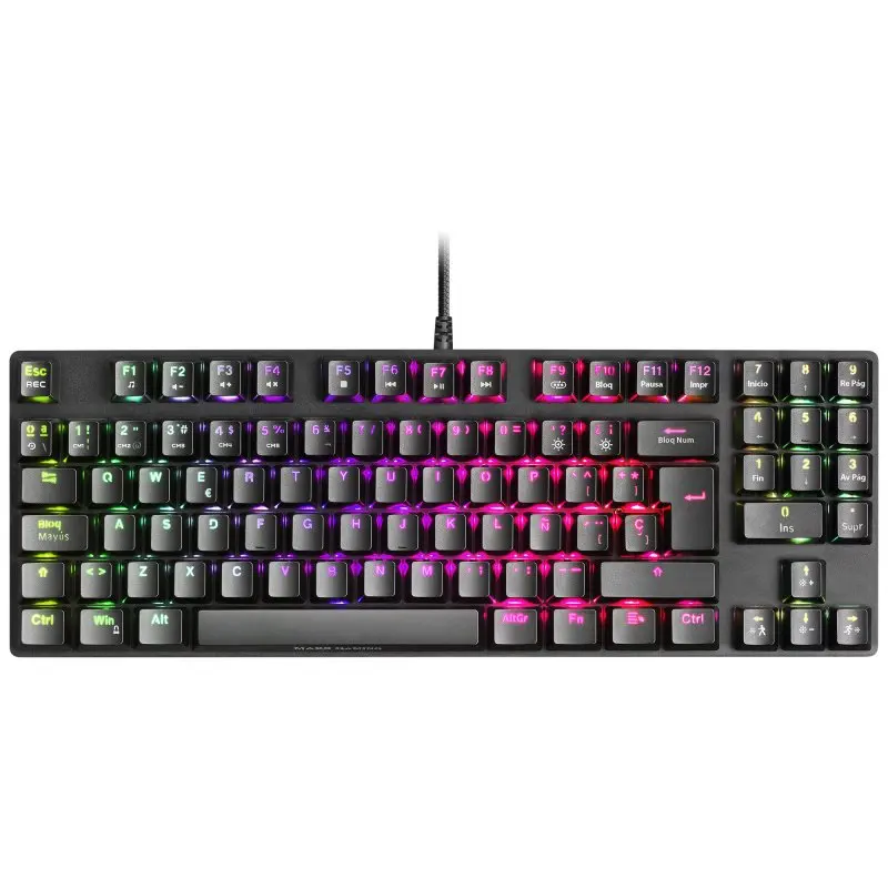 Mars Gaming MKREVOPRO Teclado Mecánico Gaming RGB Switch Azul