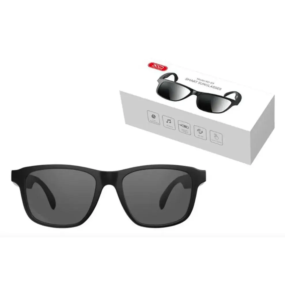 XO - Gafas de sol inteligentes XO E9 con tecnología Bluetooth, audio de orejas abiertas y protección UV + luz azul para uso diario y entretenimiento