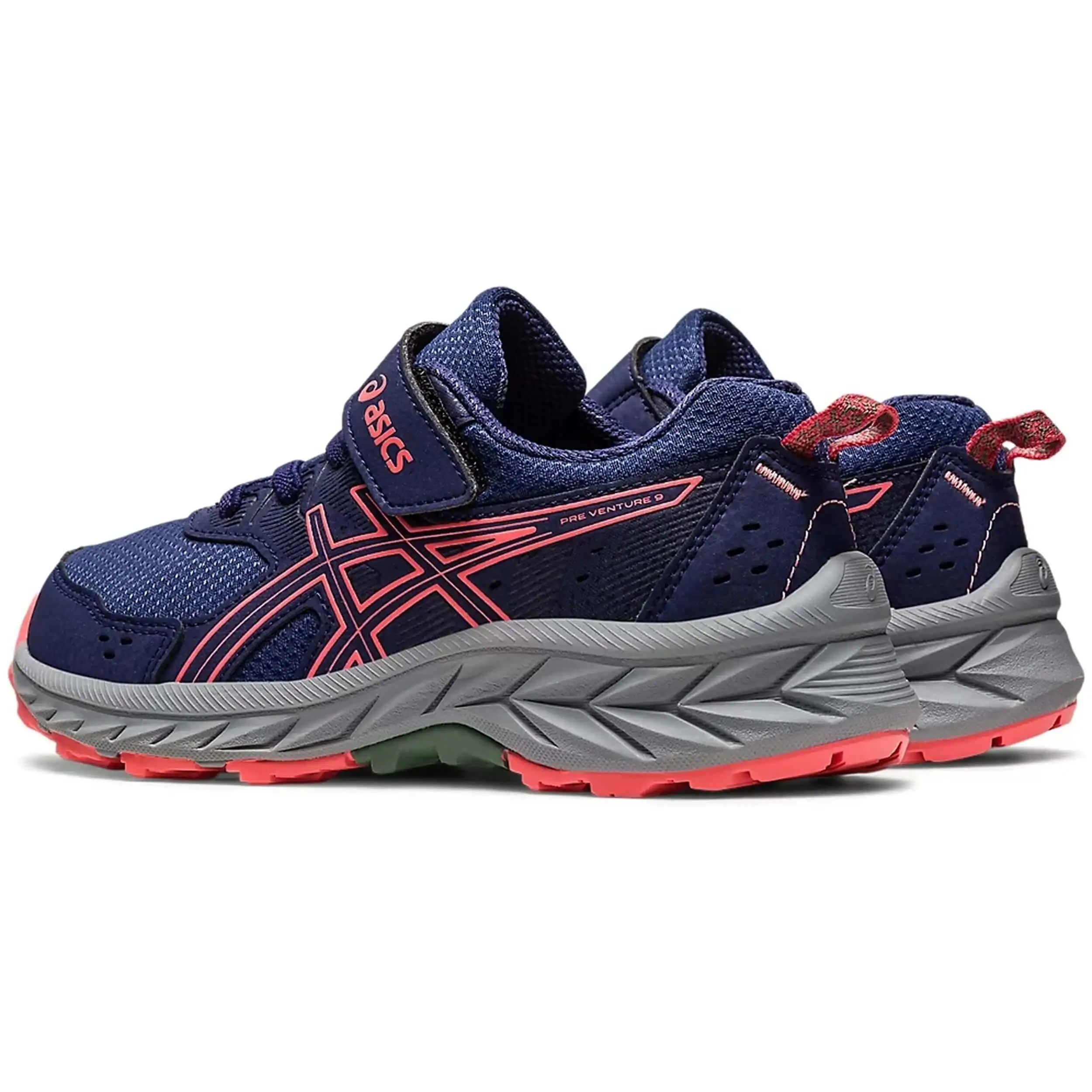 Asics brand running shoes model 1014a277-400 for kids in violet