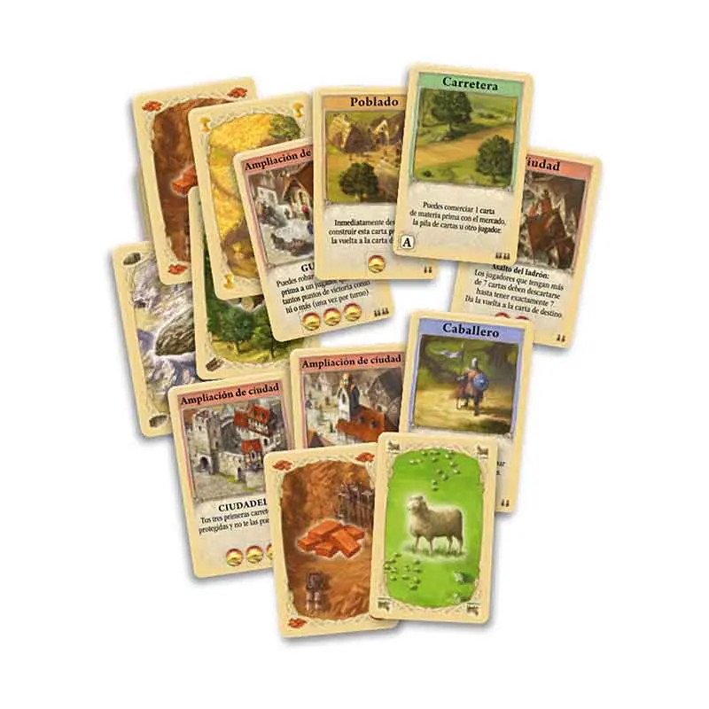 Catan, the card game. Edited by devir.