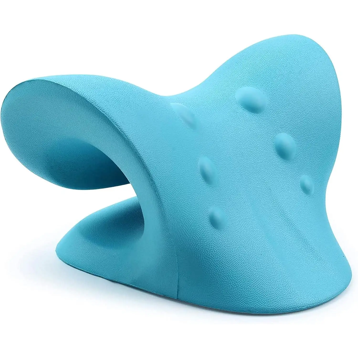 Almohada Quiropráctica para Relajar y Estirar el Cuello, Armohadilla Cervical, Cojin para Relajar el Cuello, Hombros y cervicales, Dispositivo de tracción Cervical para aliviar el Dolor Cervical y de