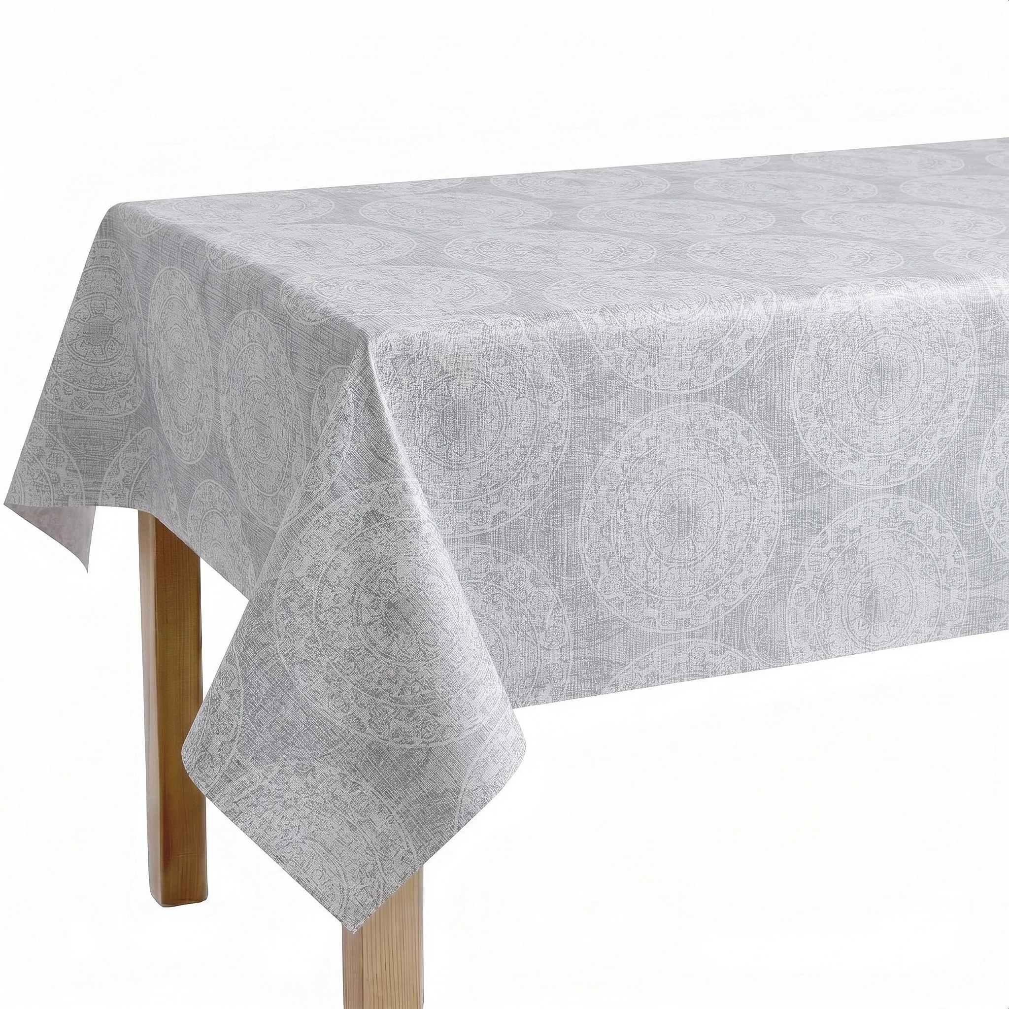 Mantel de Mesa PVC Impermeable Antimanchas, Diseño Elegante , Resistente al Agua y Fácil de Limpiar, para Interior, Cocina, Comedor, Terraza, Fiestas