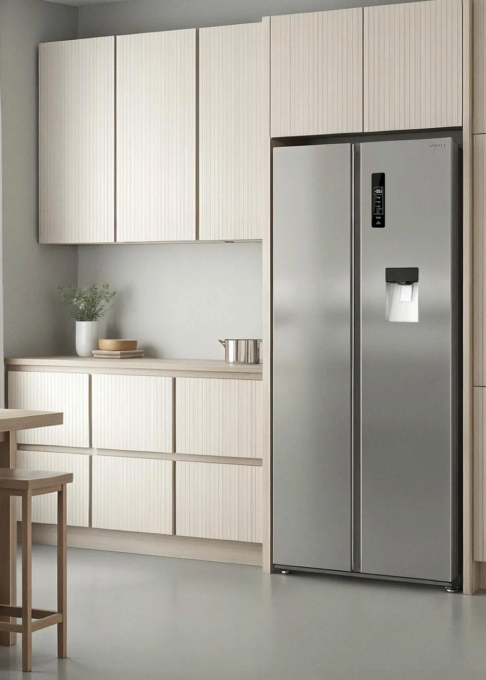 Create - side by side style refrigerator with water dispenser 559l - fridge studio side by side 559 #7