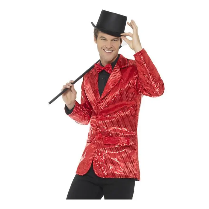 WIDMANN, DISFRAZ PARTY FASHION JACKET" (CHAQUETA DE LENTEJUELAS ROJAS )