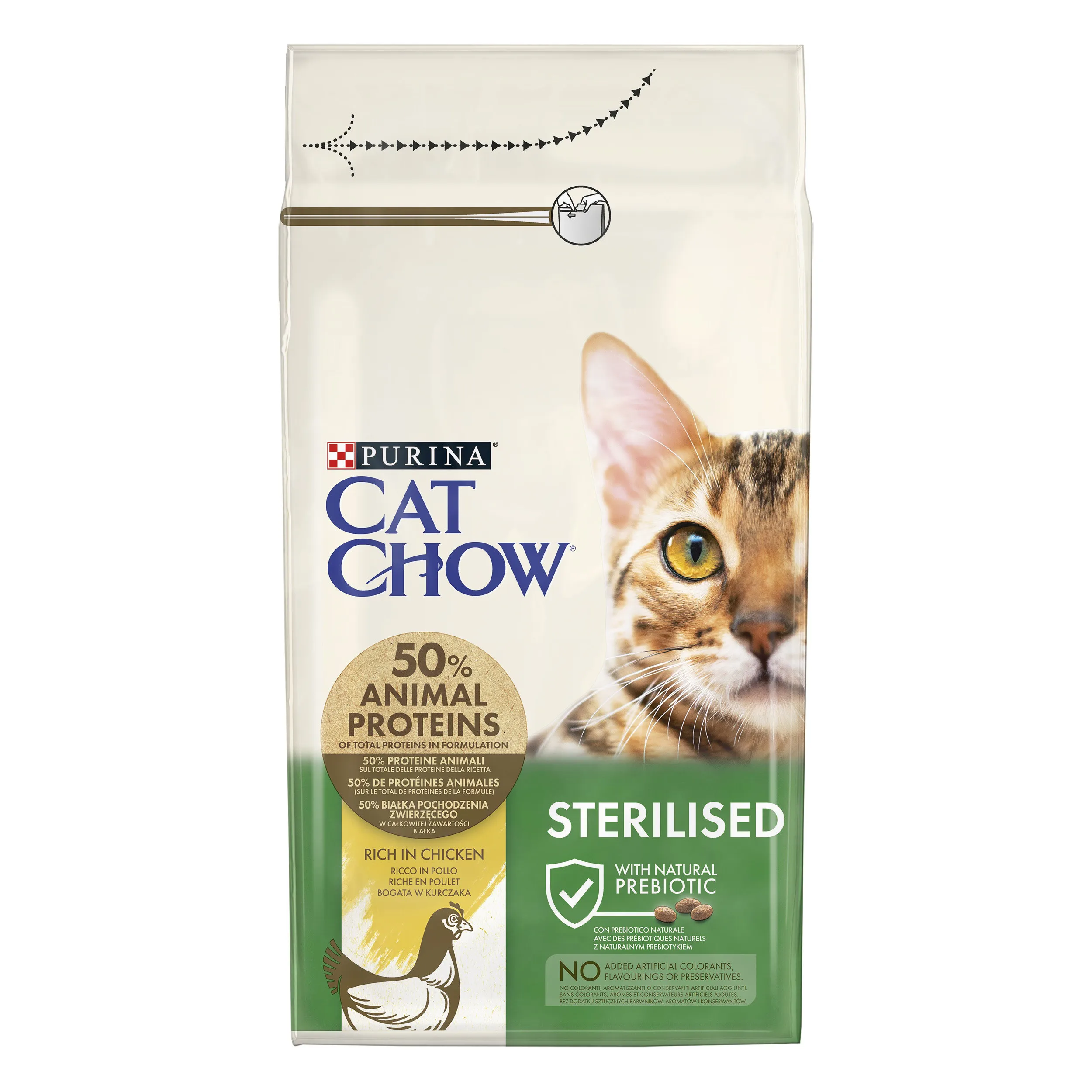 Cat Chow Esterilizado Pollo Pienso para Gatos  Pienso completo para gatos adultos esterilizados Cat