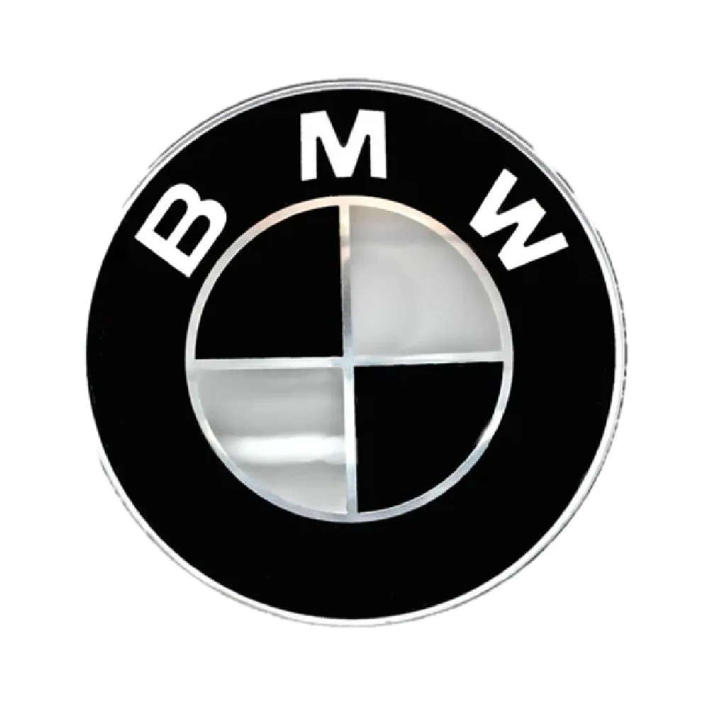 82mm 74mm for BMW E46 E39 E38 E90 E60 Z3 Z4 X3 black white front emblem trunk cover