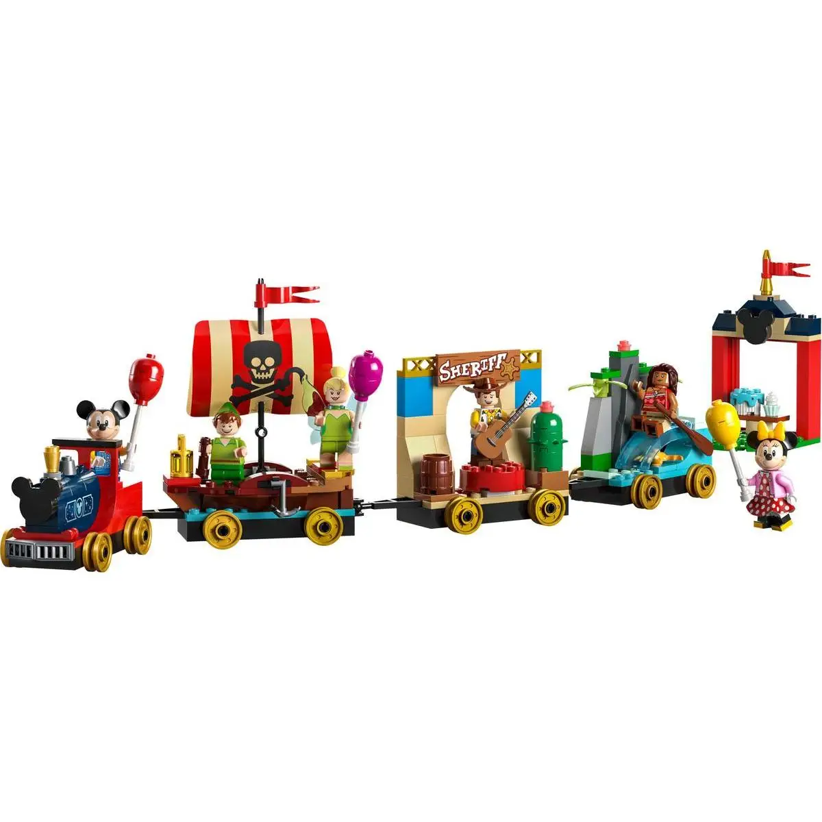 LEGO construction toy Set | Disney 43212 train tribute to Disney; Disney 100 Anniversary set for boys and girls from 4 years (200 pieces)