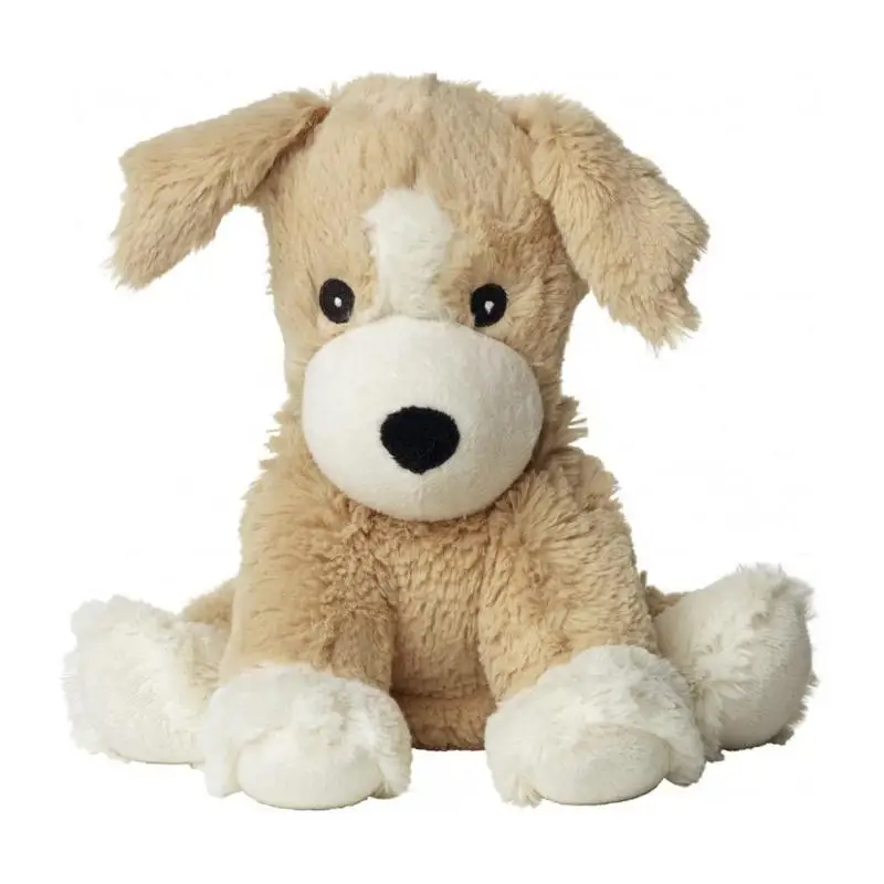 BP stuffed puppy thermal plush with Natural filling for microwave and refrigerator