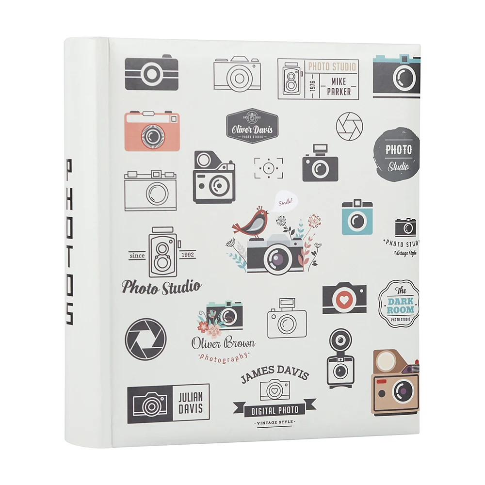Demark - Álbum de fotos Eslipin, Modelo 1326 con hojas blancas y memo, Ideal para organizar y conservar tus recuerdos