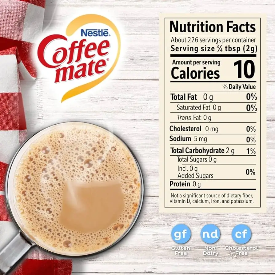 Coffee Mate Nestle Original Fat free 453,5gr/16oz
