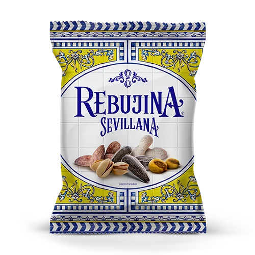 Rebujinas sevillanas caja 10 unidades rebujinas sabor Sevilla con arte mejor calidad frutos secos de mejor seleccion