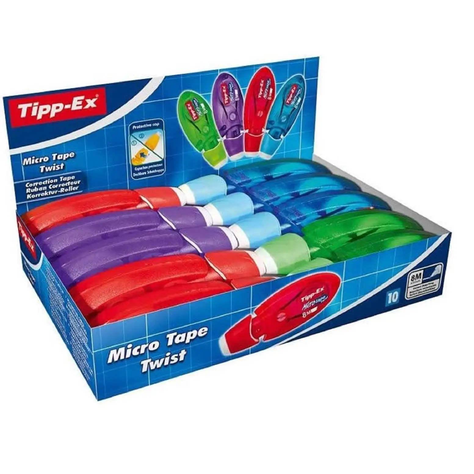 Tipp-Ex Cinta Correctora Twist 5mm X 8m – Protección Cabezal