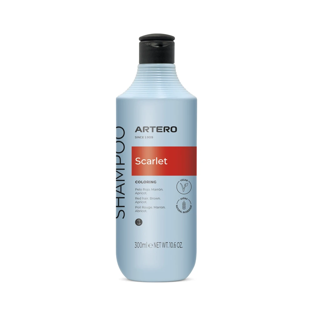 Artero Scarlet - Champú Especializado para Realzar el Color Natural del Pelaje Canino en Tonos Rojos y Chocolate. (300 ml)