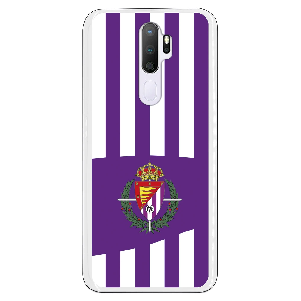 Original cover for Oppo A9 2020 - A5 2020 - Valladolid stripes lilac and white