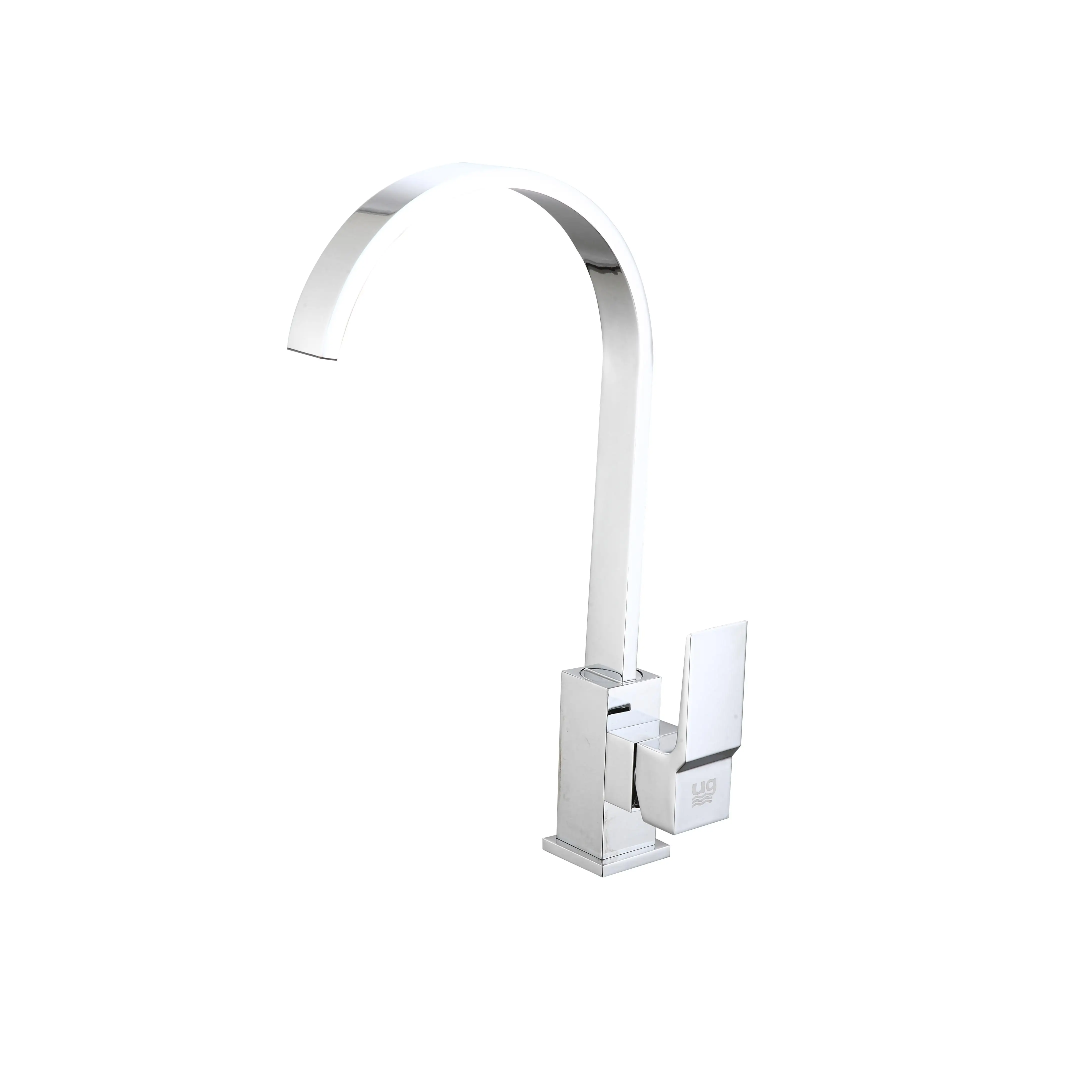 DP GRIFERÍA Grifo Monomando Cocina Acre - Base Incorporada, Aireador Rectangular, Certificado CE