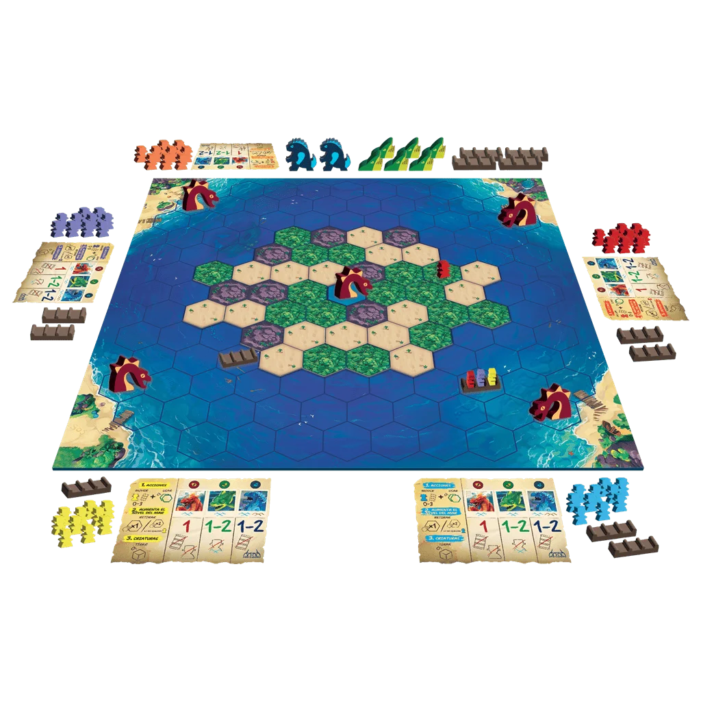 Survive the Island Zygomatic Board Games, Classic Family Board Game, Perfect for Multiple Players, Family Entertainment Set