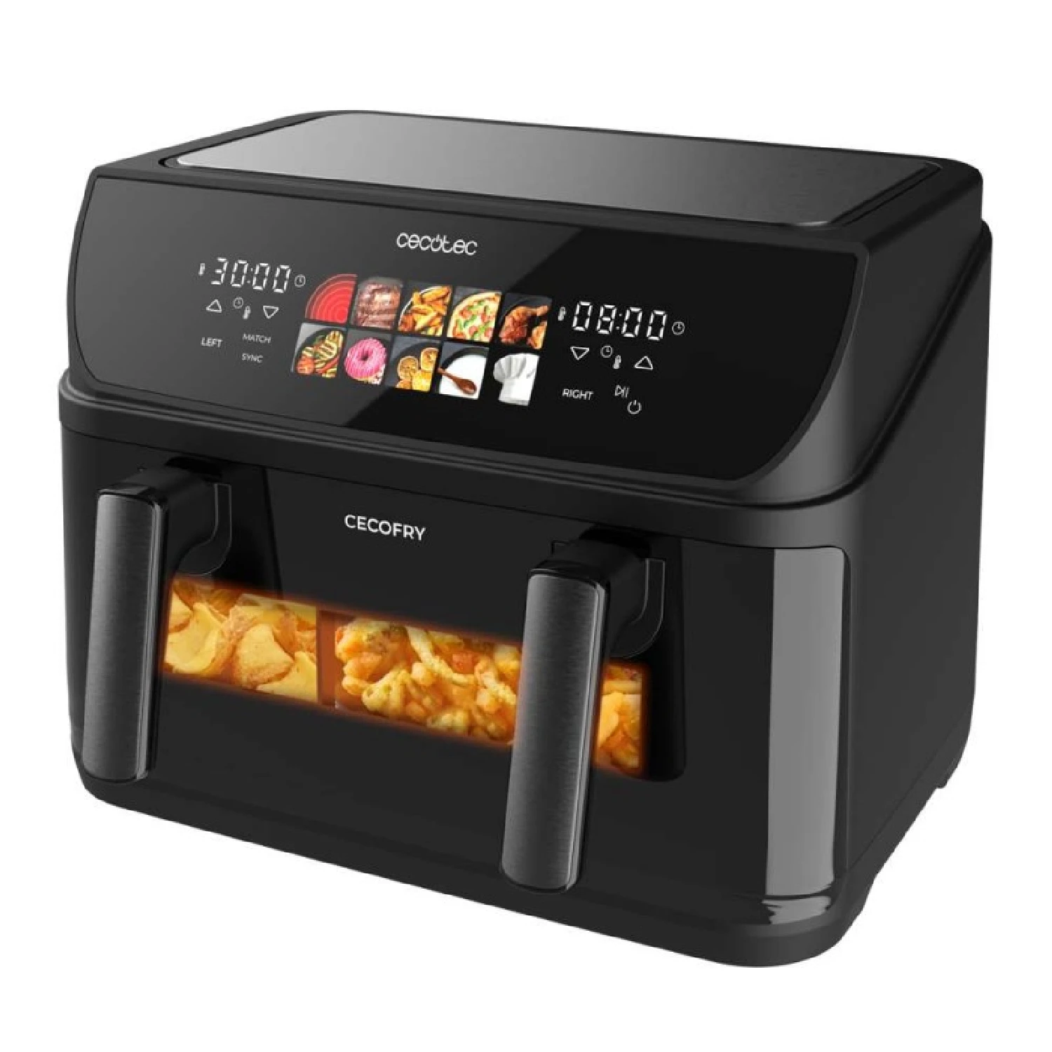 Cecotec Freidora sin aceite Cecofry&Grill Duoheat 10000