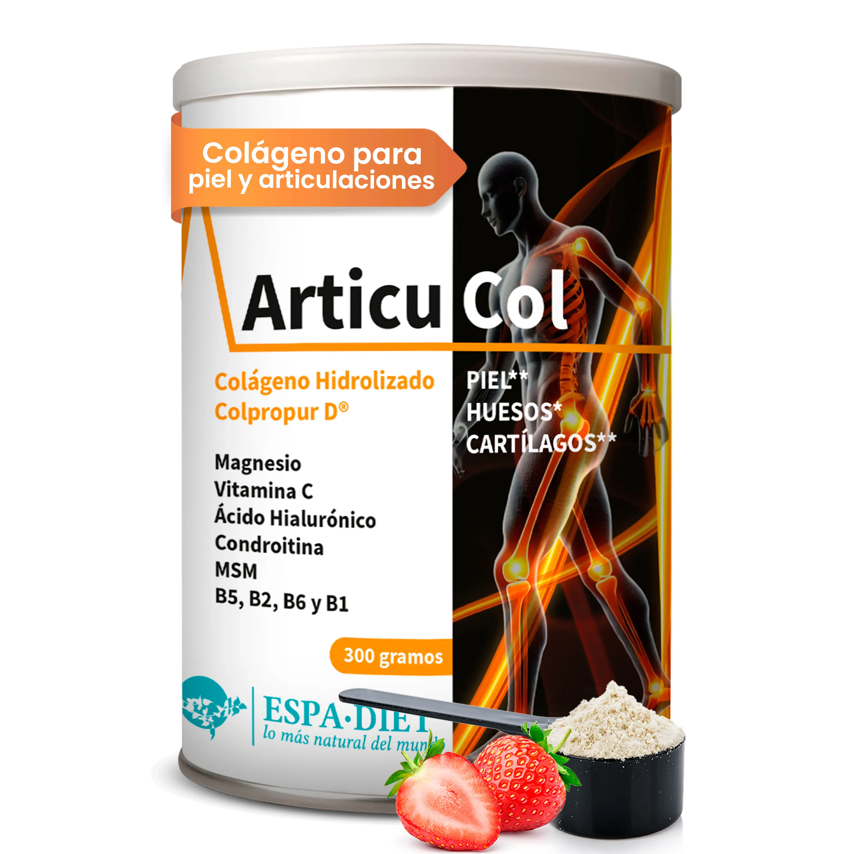 ArticuCol - Colágeno marino hidrolizado con Condroitina, Mag