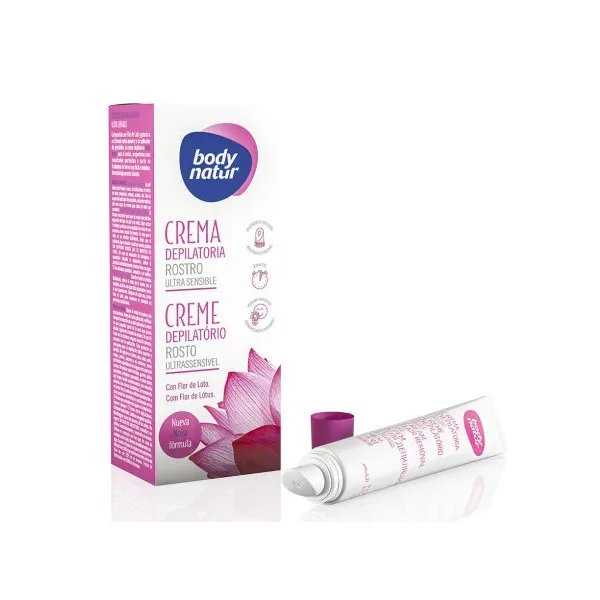 Body Natur Crema Aplicador Depilatoria Rostro Sensible