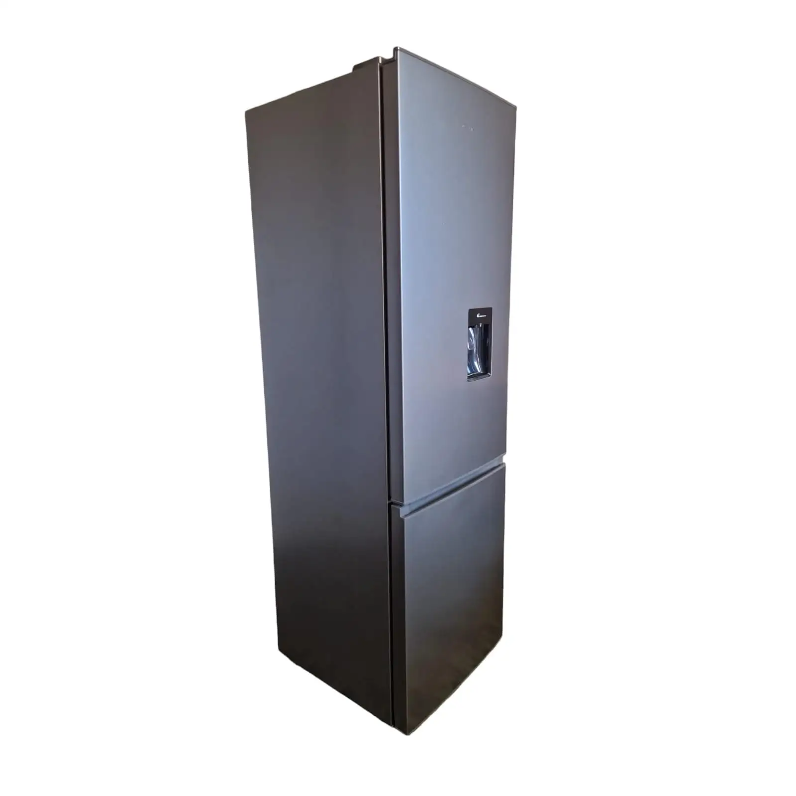 ELECSAN refrigerator COMBI CO1805SCD-E, water dispenser, gray/graphite, energetic Class A ++ / E