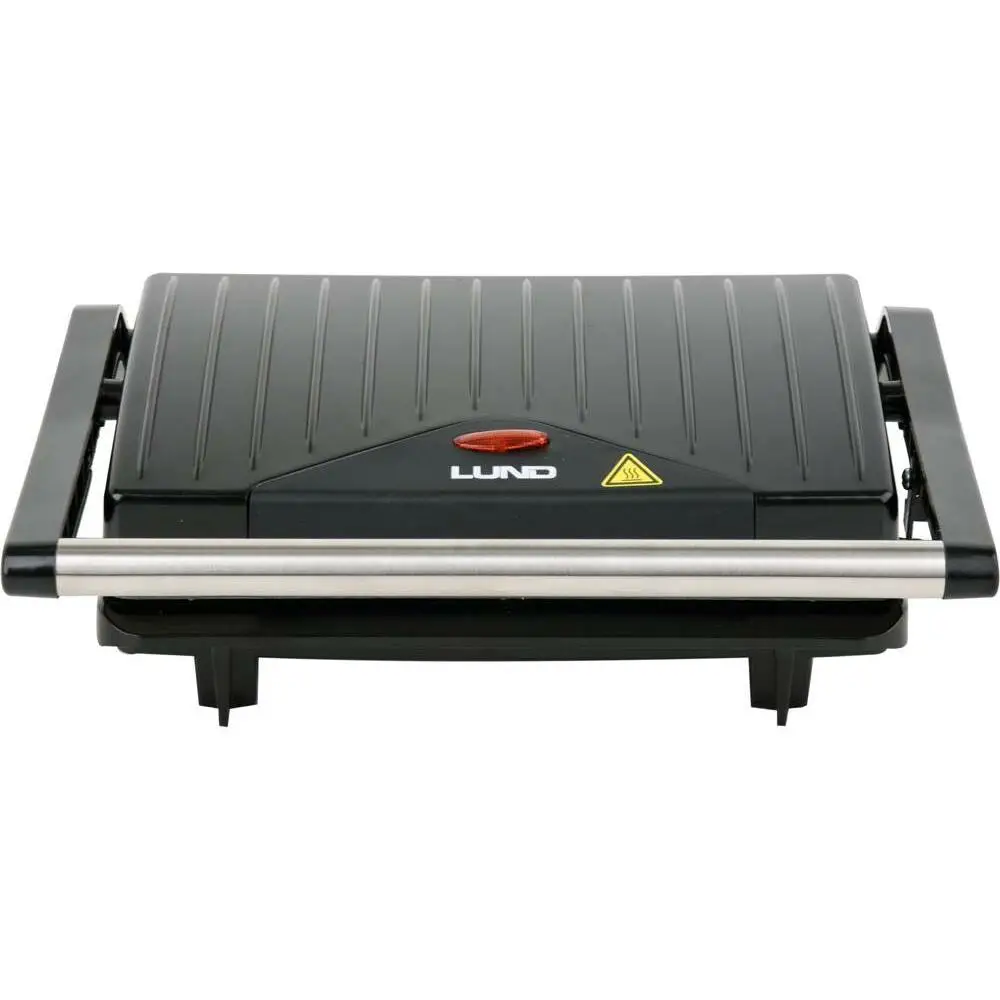 Sandwichera LUND 67526 750W para preparar sándwiches, acero inoxidable, cable 0,7m, 220-240V, 50/60Hz, ligera y eficiente