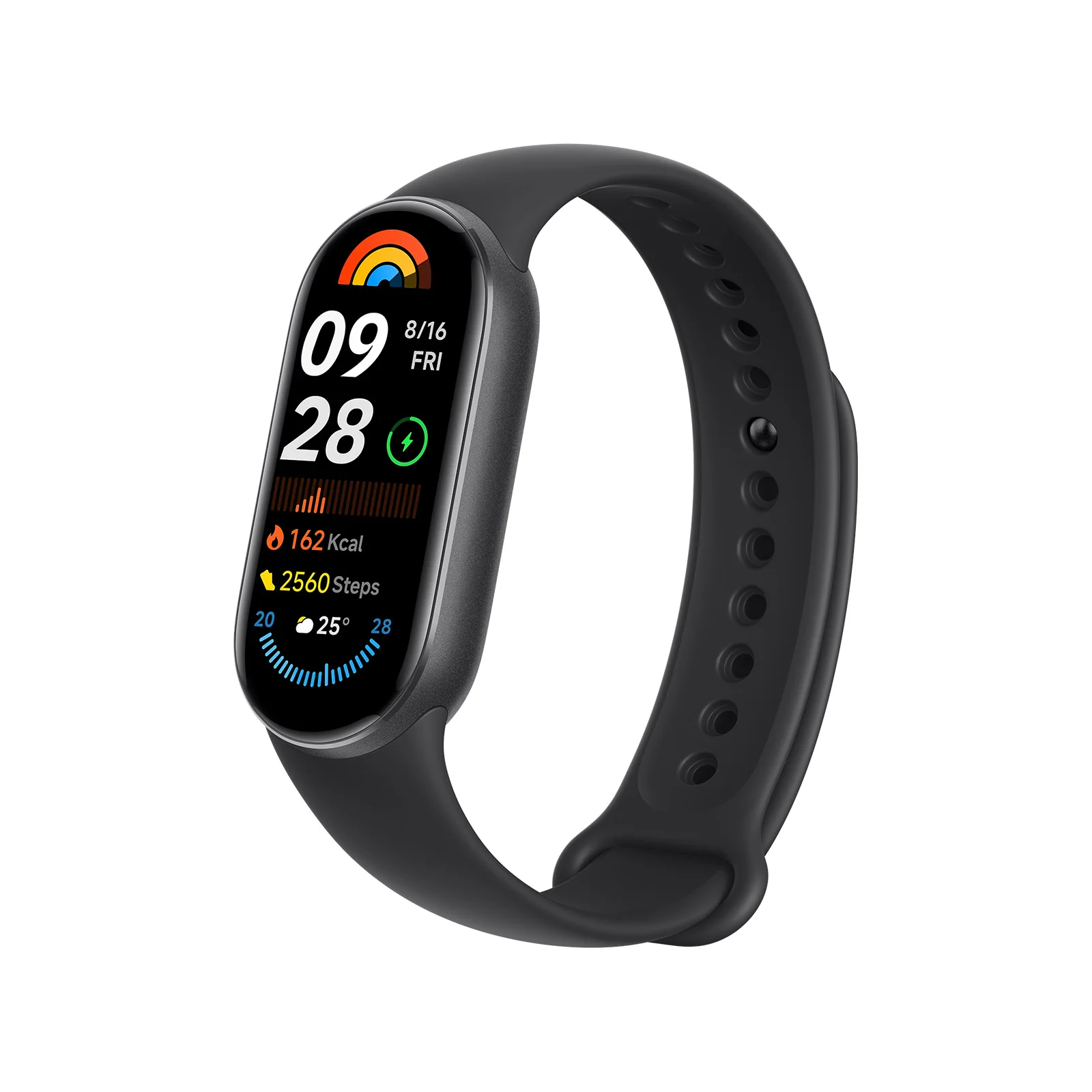 Official | Xiaomi Smart Band 9, Marco Metálico de Colores con Accesorios para Cualquier Ocasión, Duración de la Batería de hasta 21 Días, Más de 150 Modos Deportivos, Monitoreo del Sueño Integral Actualizado