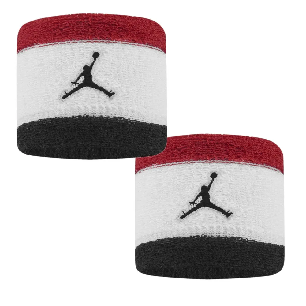 JORDAN WRISTBANDS P-2 TERRY black white red J1004300667OS