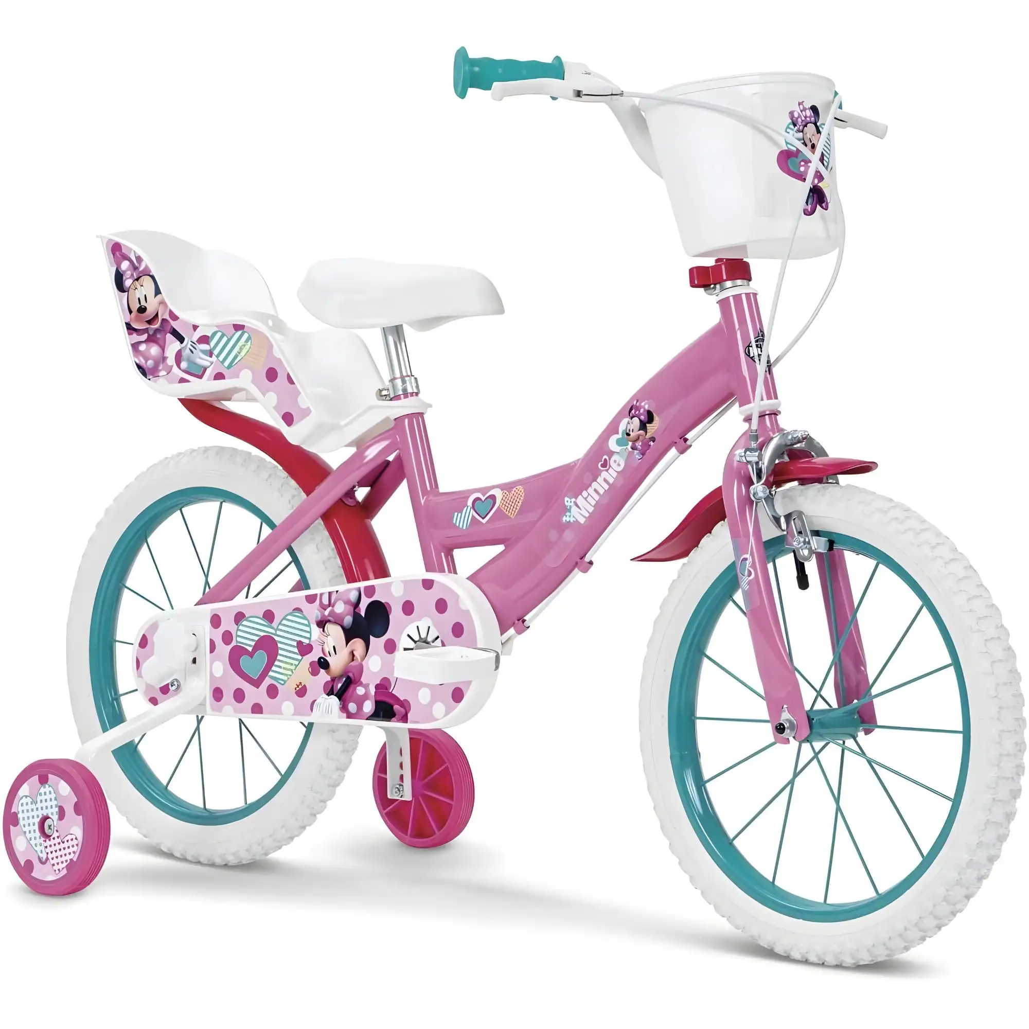 Toimsa ++ Bicicleta Huffy 16" Minnie (16613) - Disney Oficial Premium
