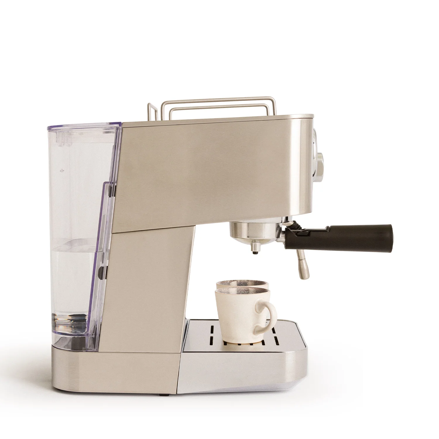 Create - express coffee maker with 20 bar pressure - stainless steel - vaporizer arm - capacity 1.25 l - thera classic