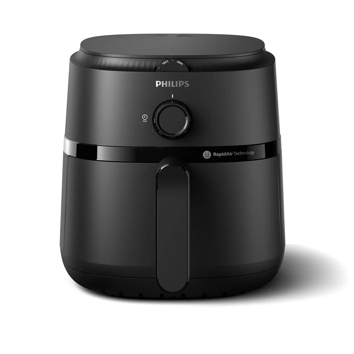 Freidora de aire Philips NA120/00, 4,2 L, 1.500 W, 12 programas, tecnología RapidAir, negro