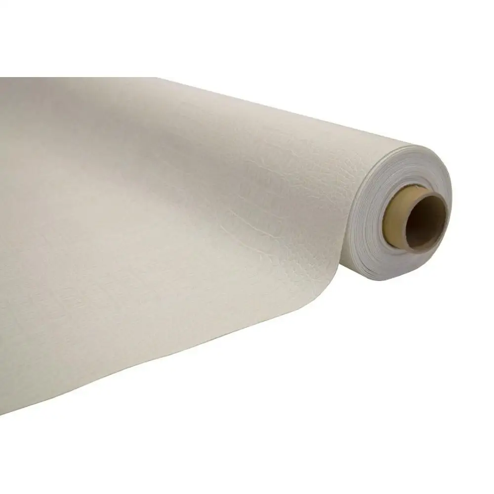 Mantel Hulehule Tex - Hule Grueso Polyline Cocodrilo Blanco 135X100 - Alta Calidad y Elegancia Alta resistencia: espesor de 2 mm y gramaje de 820 g/m² para una larga vida útil.