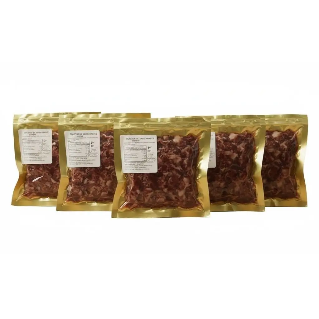 Taquitos de Jamón Ibérico de cebo - Virutas de Jamón Ibérico - 5 unidades de 100g - Ibéricos Faustino Gil -