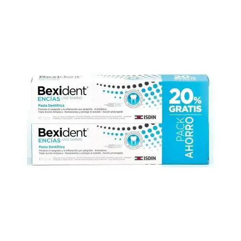 Bexident Duplo Encías Uso Diario Pasta Dentífrica Con Cpc + Cymenol 2 X 125 Ml - Isdin