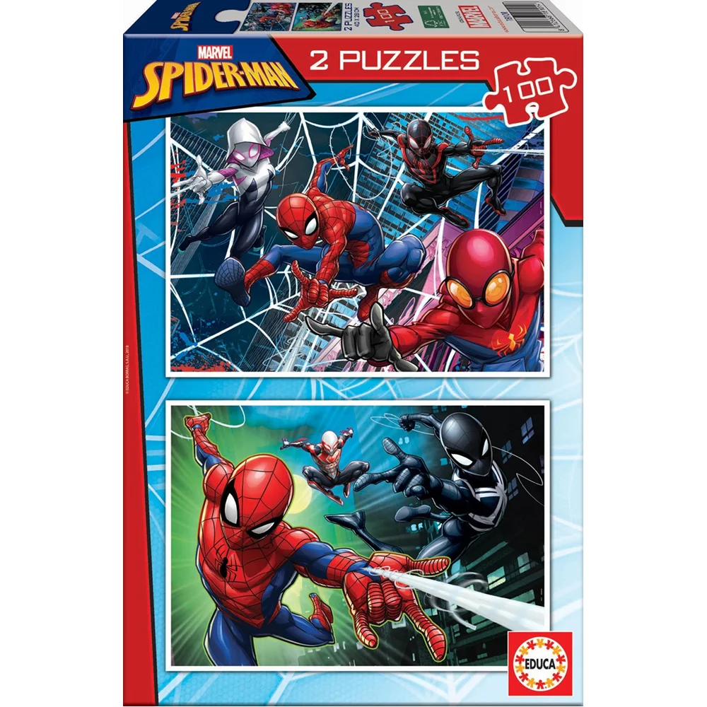 Educa Puzzles - Spiderman 2 X 100 Piezas - Imagen 4