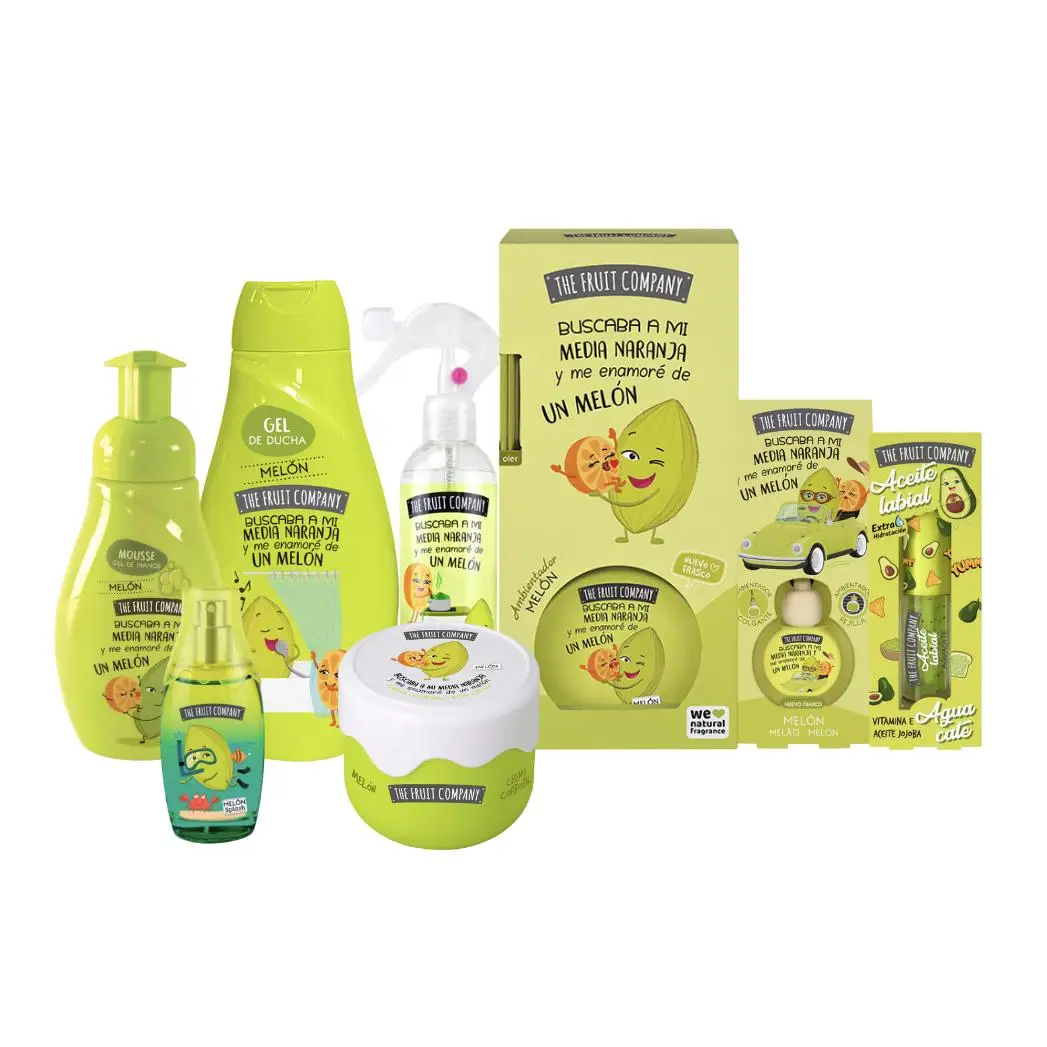 CAJA BEAUTY MELON Productos de cosmética y hogar The fruit Company - Regalos y Sets de Belleza, Cuidado de la Piel y Hogar