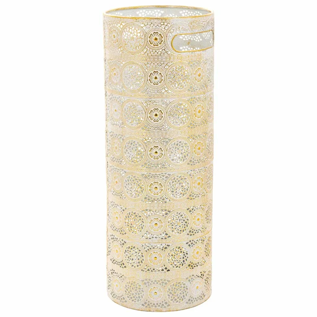 Wonderlust Deco - Paragüero redondo de metal dorado 20x20x53 Dorado 20x20x53h cm