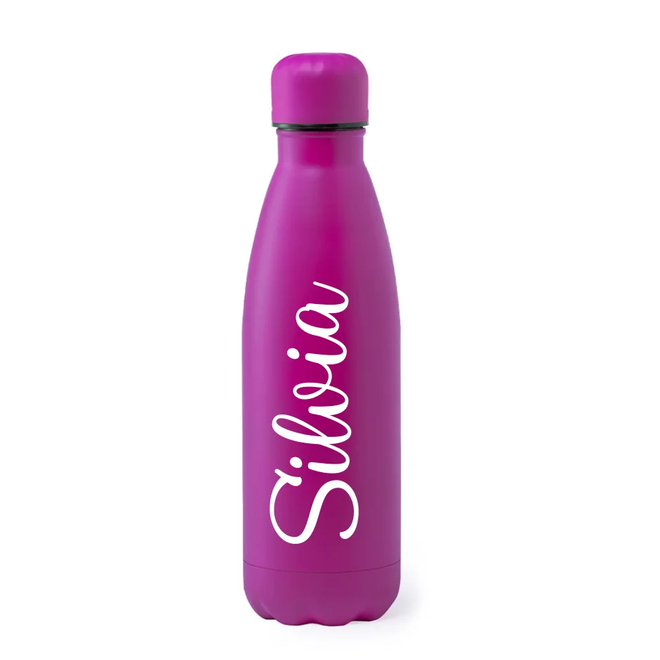 Botella de Acero Inoxidable Personalizada - 790 ml  Colores Vivos, Acabado Mate - Regalo Ideal para Día de la Madre, Cumpleaños, Black friday, Navidades