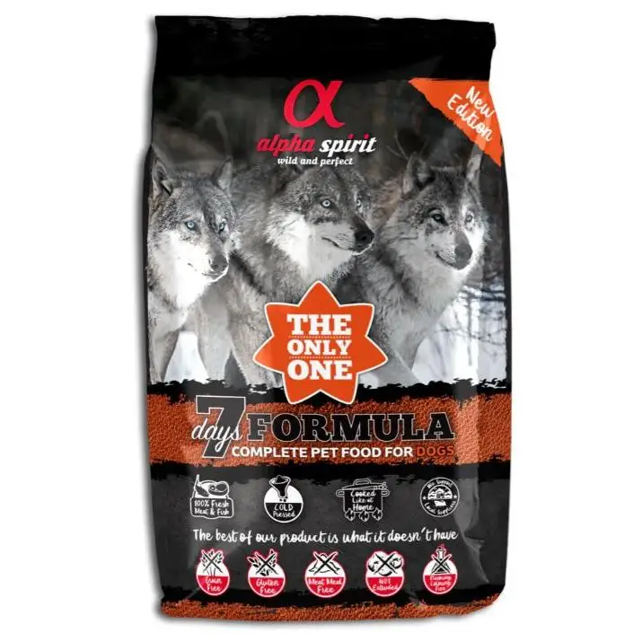 Alpha Spirit The Only One 7 Days Adult Perro 12 Kg — oferta en AliExpress