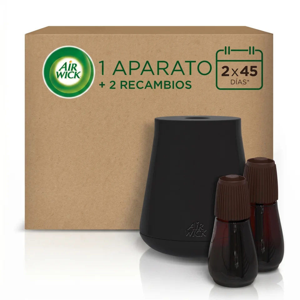 Air Wick Ambientador Essential Mist Difusor Aroma Lavanda 1 Aparato + 2 Recambios