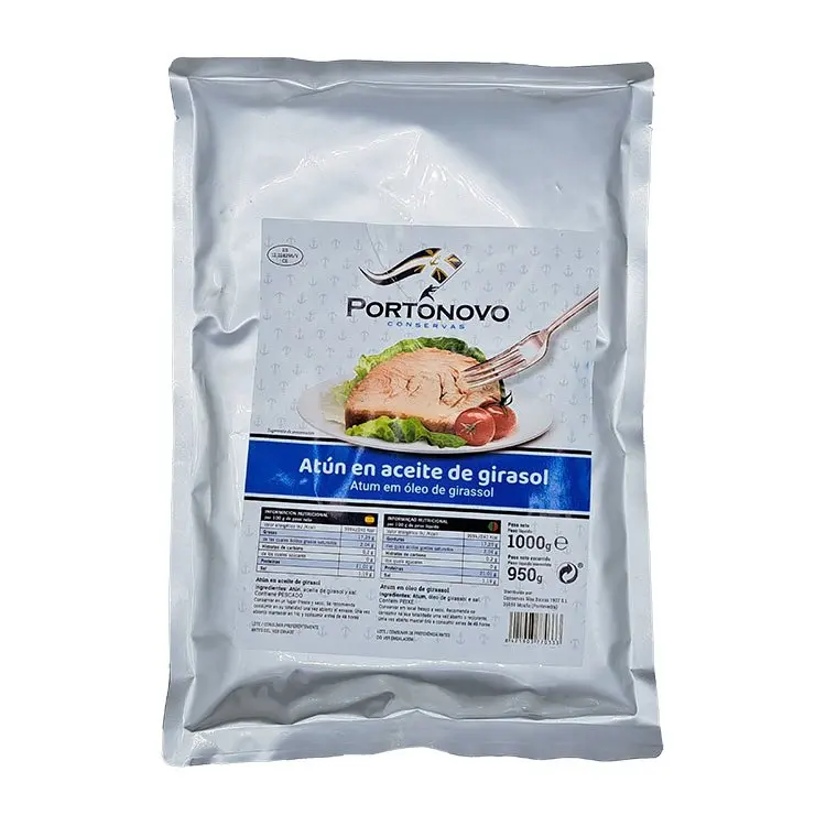 Portonovo Atún en aceite de girasol bolsa 1000gr