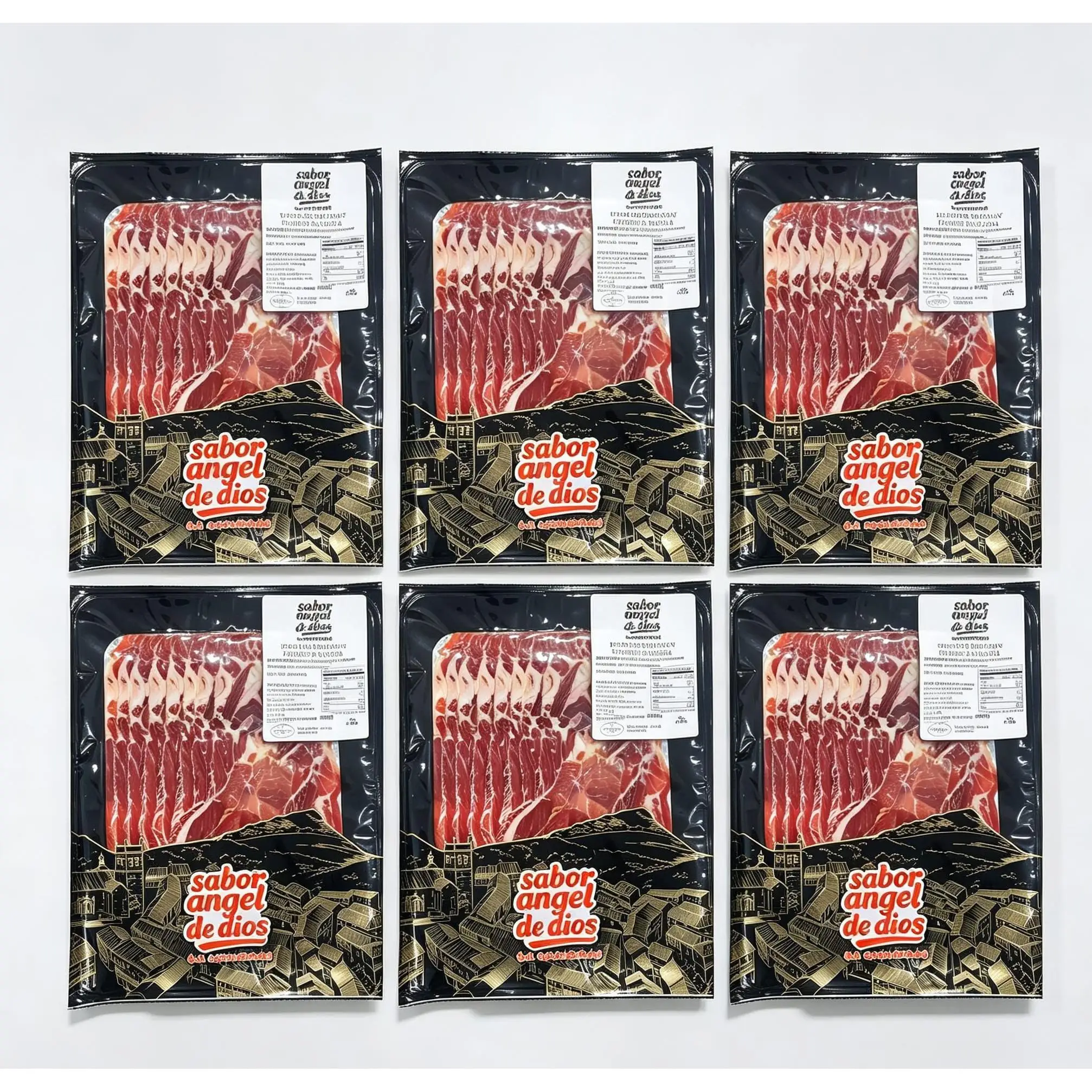 Pétalos de jamón ibérico Ángel de Dios 6 sobres 150g