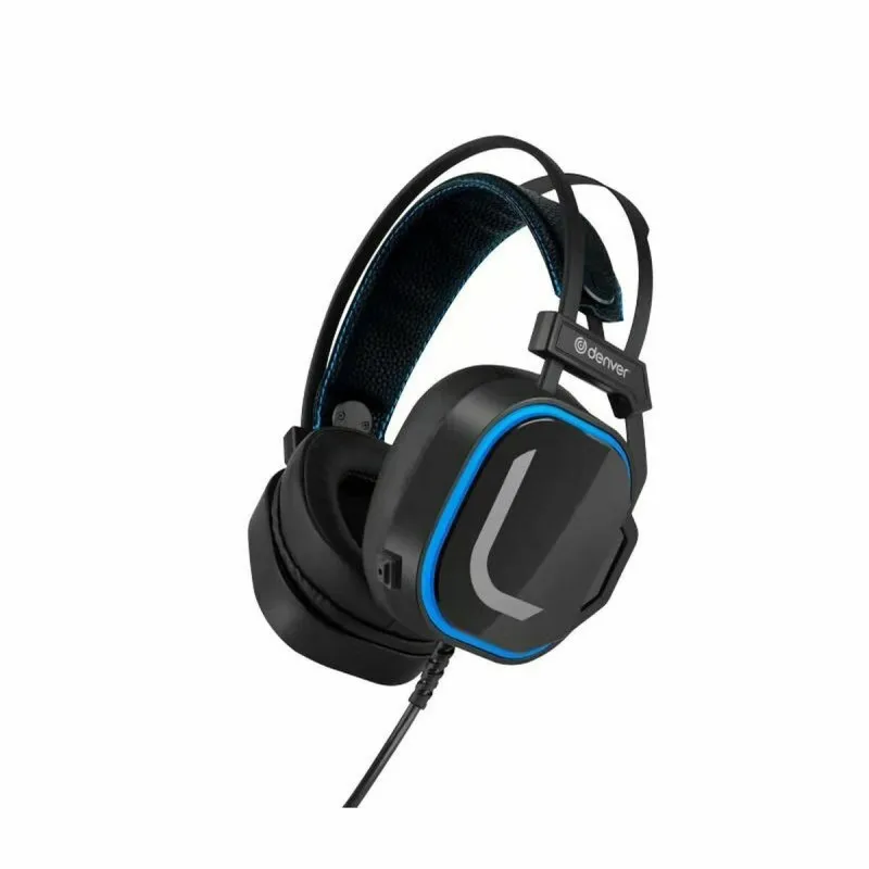 Headphones Denver Electronics GHS-131 black/blue Gaming Black