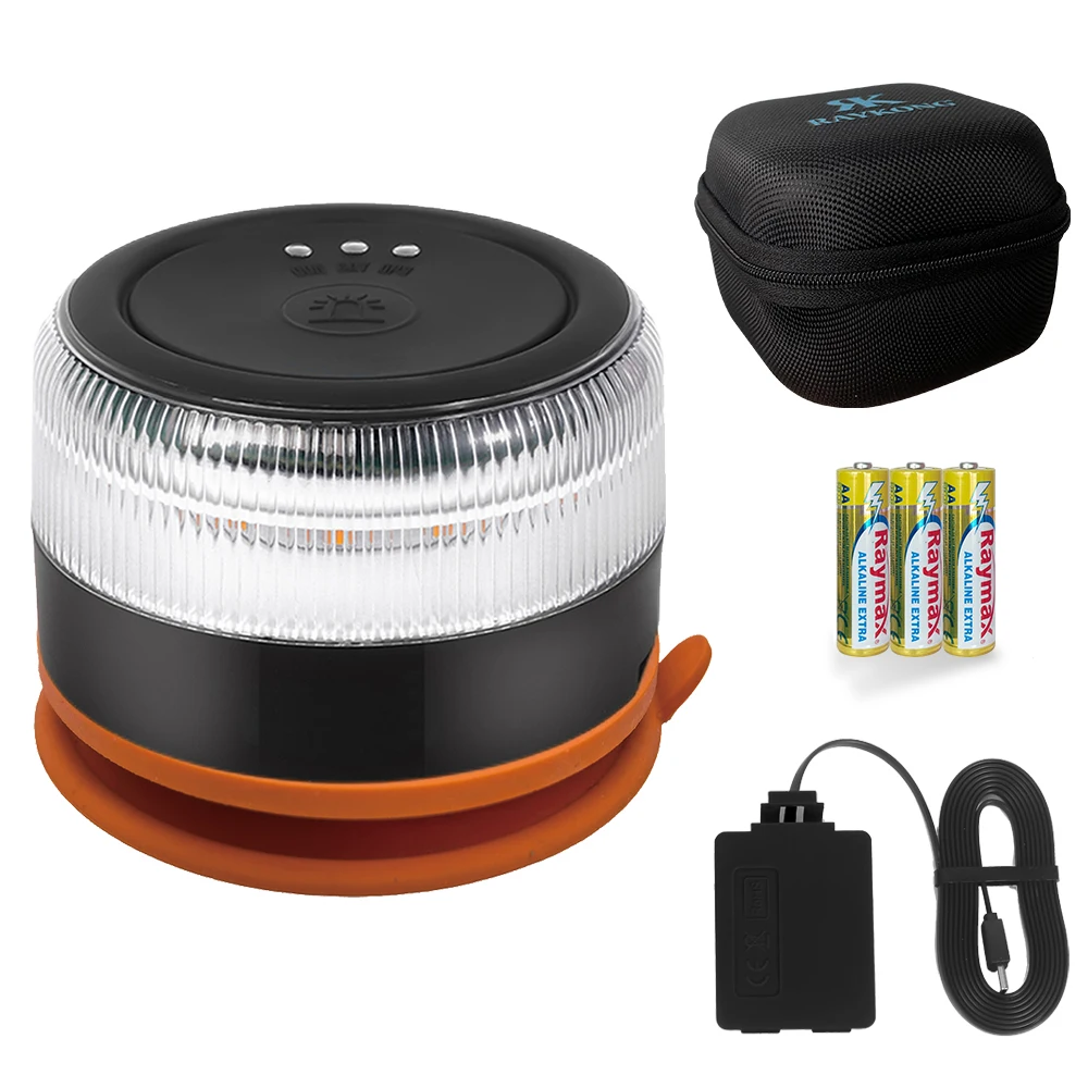 Baliza de emergencia V16 Geolocalización Pack Completo con cable de alimentación | con 3 Indicadores Led Conexíon | Bateria | GPS Homologada por DGT 3.0 [SIM y Datos Pagados hasta 2038]